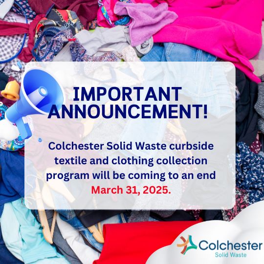 Curbside Change to textile