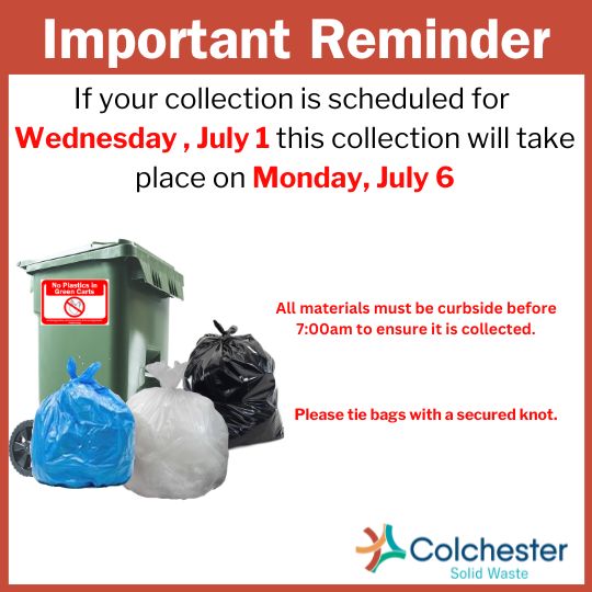 July 1 Collection Reminder