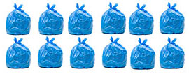 blue bags