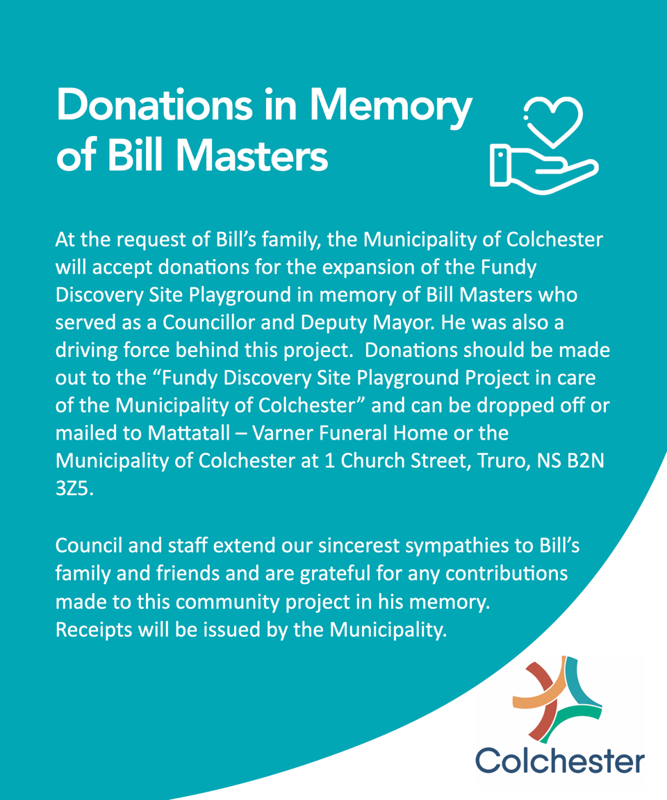 Donations in Memory of Bill Masters